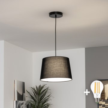 Brilagi - Lampa wisząca LED CERIA na przewodzie, 1xE27/40W/230V, śr. 30 cm, czarny