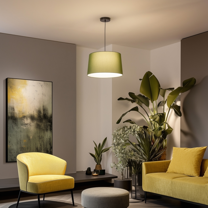 Brilagi - Lampa wisząca LED CERIA na przewodzie 1xE27/40W/230V Ø45 cm zielona