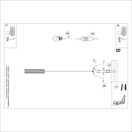 Brilagi - Lampa wisząca LED CRESTO na lince 1xGU10/10W/230V, czerwona