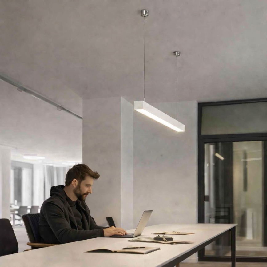 Brilagi - Lampa wisząca LED FULLDAY LED/10/15/20W/230V 2700/4000/6000K 60 cm biała