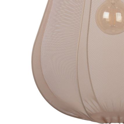 Brilagi - Lampa wisząca LED na lince ARVEN 1xE27/8W/230V Ø 37 cm beżowa