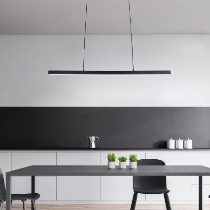Brilagi - Lampa wisząca LED na lince AXIS LED/30W/230V czarna