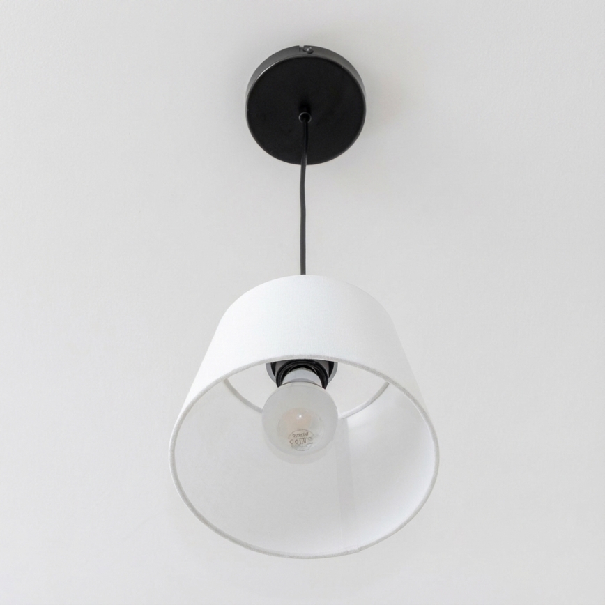 Brilagi - Lampa wisząca LED na lince CERIA 1xE27/40W/230V śr. 20,5 cm biała