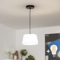 Brilagi - Lampa wisząca LED na lince CERIA 1xE27/40W/230V śr. 25 cm biała