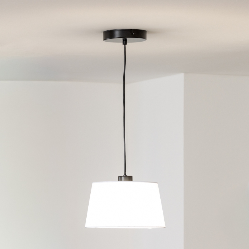 Brilagi - Lampa wisząca LED na lince CERIA 1xE27/40W/230V śr. 25 cm biała