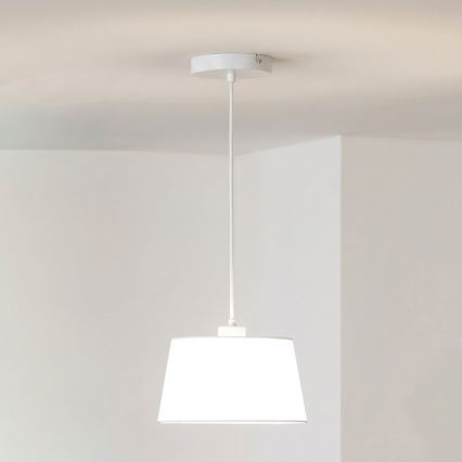 Brilagi - lampa wisząca LED na lince CERIA 1xE27/40W/230V, śr. 25 cm, biała