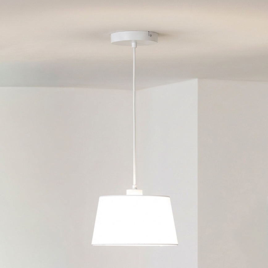 Brilagi - lampa wisząca LED na lince CERIA 1xE27/40W/230V, śr. 25 cm, biała