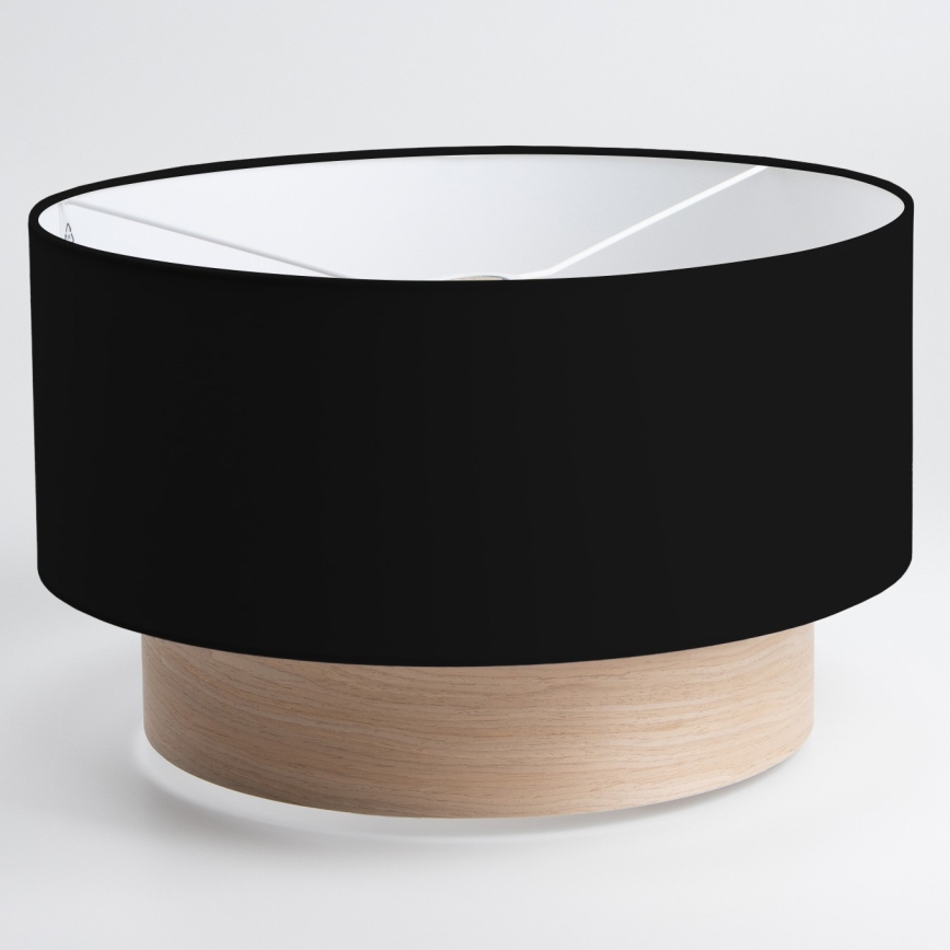 Brilagi - Lampa wisząca LED na lince CERIA 1xE27/40W/230V śr. 50 cm czarny/beżowy