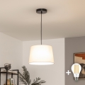 Brilagi - Lampa wisząca LED na lince CERIA 1xE27/40W/230V Ø 30 cm beżowa