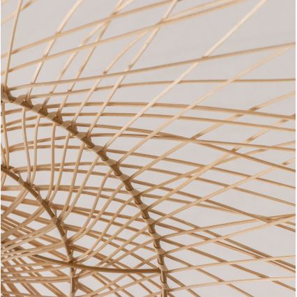 Brilagi - Lampa wisząca LED na lince CERIA BOHO 1xE27/40W/230V śr. 70 cm bambus