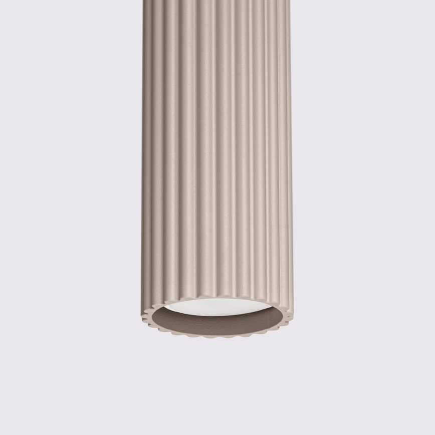 Brilagi - Lampa wisząca LED na lince CRESTO 1xGU10/10W/230V taupe