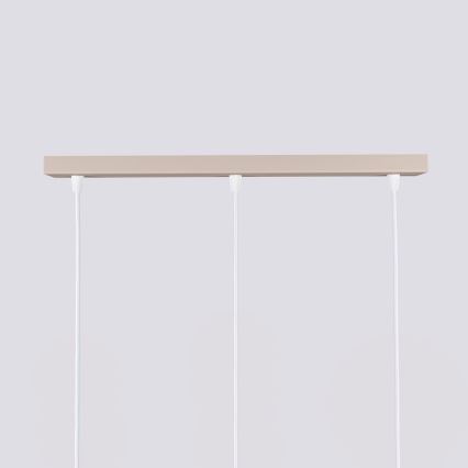 Brilagi - Lampa wisząca LED na lince CRESTO 3xGU10/10W/230V taupe