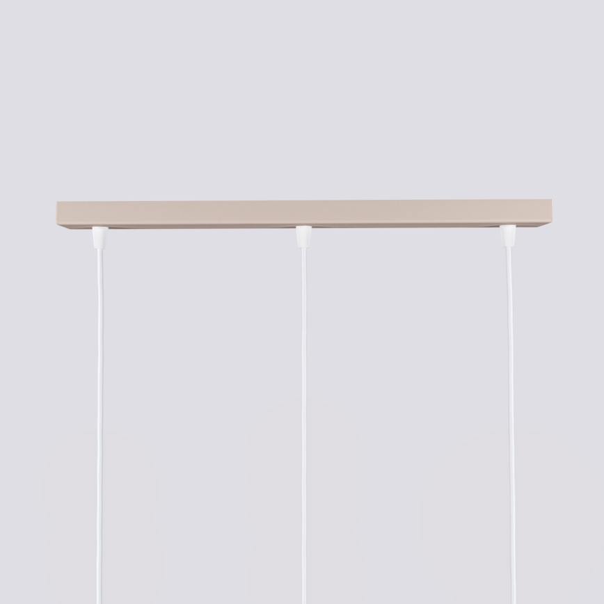 Brilagi - Lampa wisząca LED na lince CRESTO 3xGU10/10W/230V taupe