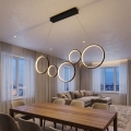 BRILAGI - Lampa wisząca LED na lince ECHO LED/60W/230V 4000K 100 cm czarna