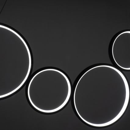 Brilagi - Lampa wisząca LED na lince ECHO LED/60W/230V 4000K 100 cm czarna