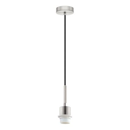 BRILAGI - Lampa wisząca LED na lince NUBILA 1xE27/60W/230V śr. 14 cm czarny/jasnobrązowy