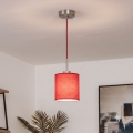 Brilagi - Lampa wisząca LED na lince NUBILA 1xE27/60W/230V śr. 14 cm czerwona