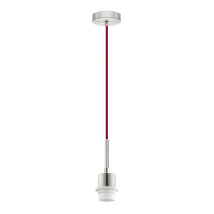 Brilagi - lampa wisząca LED na lince NUBILA 1xE27/60W/230V śr. 14 cm czerwony/biały