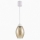 Brilagi - Lampa wisząca LED na lince RETRO GLASS 1xE27/60W/230V śr. 17 cm biały/przydymiony beżowy