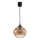 Brilagi - Lampa wisząca LED na lince RETRO GLASS 1xE27/60W/230V śr. 18 cm czarny/przydymiony brąz