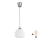 Brilagi - Lampa wisząca LED na lince RETRO GLASS 1xE27/60W/230V śr. 20 cm srebrna/biała