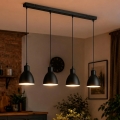 Brilagi - Lampa wisząca LED na lince RIDDY 4xE27/60W/230V czarna