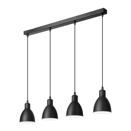 BRILAGI - Lampa wisząca LED na linkach RIDDY 4xE27/60W/230V czarna