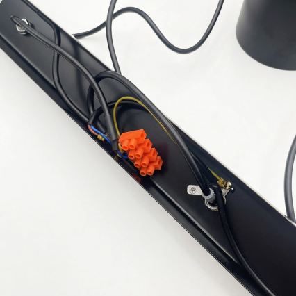 BRILAGI - Lampa wisząca LED na linkach RIDDY 4xE27/60W/230V czarna