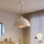 Brilagi - Lampa wisząca LED na linkę METALO 1xE27/40W/230V śr. 60 cm beżowy/miedziany