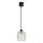 Brilagi - Lampa wisząca LED na linku RETRO GLASS 1xE27/60W/230V śr. 14 cm czarna/biała