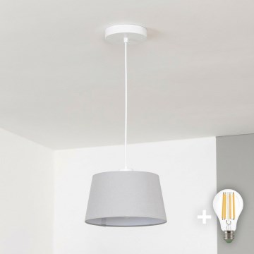 Brilagi - Lampa wisząca LED na przewodzie CERIA 1xE27/40W/230V śr. 25 cm szara