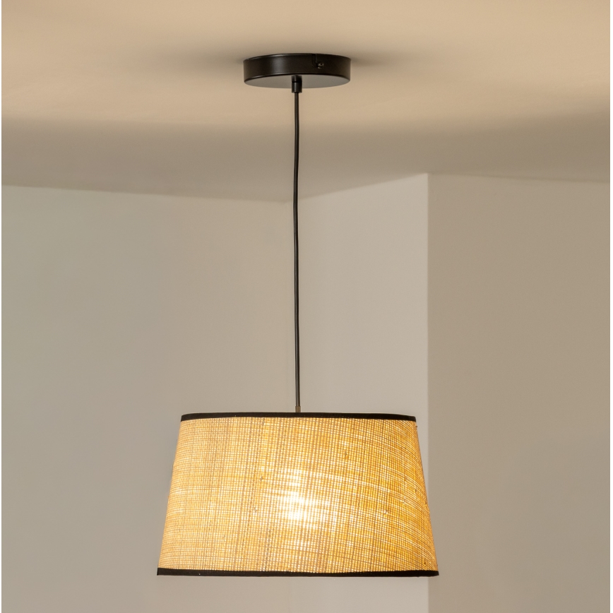 Brilagi - Lampa wisząca LED na przewodzie CERIA 1xE27/40W/230V śr. 35 cm beżowa