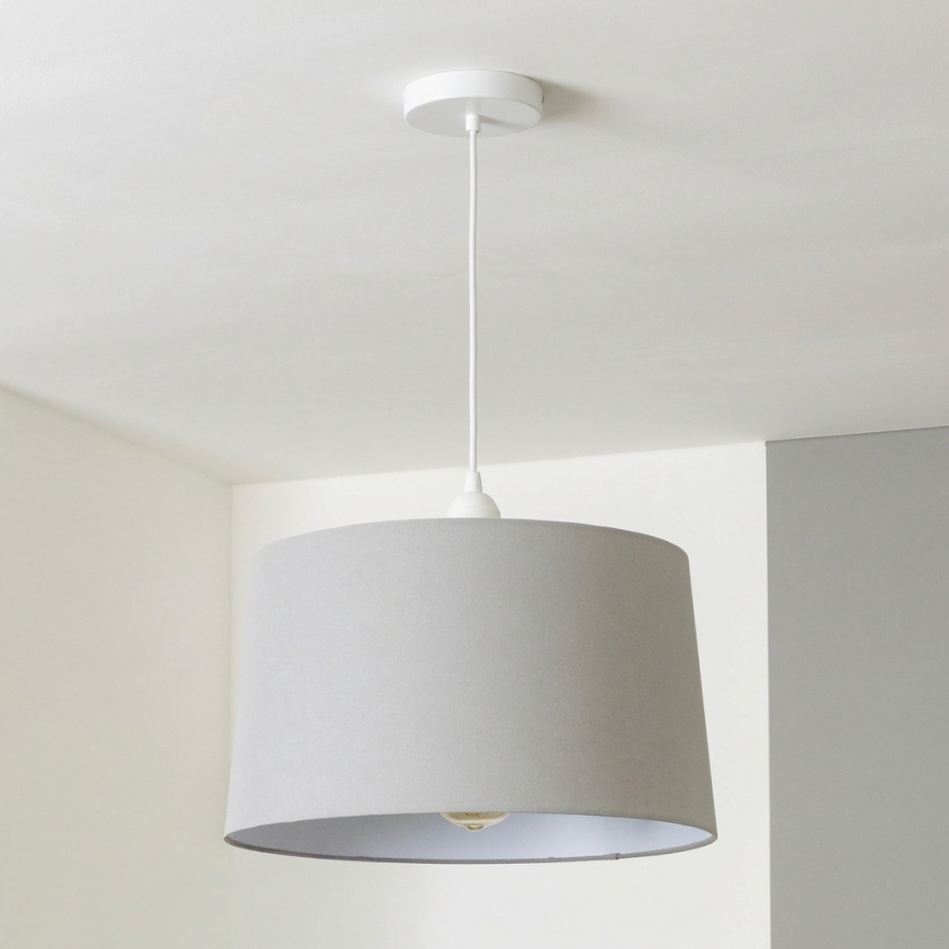 Brilagi - Lampa wisząca LED na przewodzie CERIA 1xE27/40W/230V śr. 45 cm szara