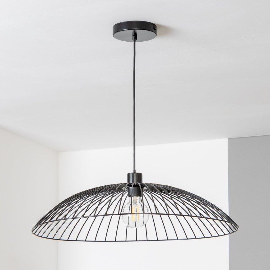 Brilagi - Lampa wisząca LED na przewodzie CERIA WIRE 1xE27/40W/230V śr. 60 cm czarna