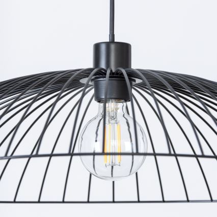 Brilagi - Lampa wisząca LED na przewodzie CERIA WIRE 1xE27/40W/230V śr. 60 cm czarna