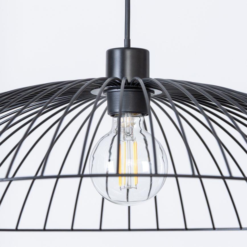 Brilagi - Lampa wisząca LED na przewodzie CERIA WIRE 1xE27/40W/230V śr. 60 cm czarna