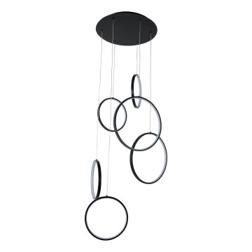 Brilagi - Lampa wisząca LED na przewodzie ECHO LED/80W/230V 4000K śr. 50 cm czarna