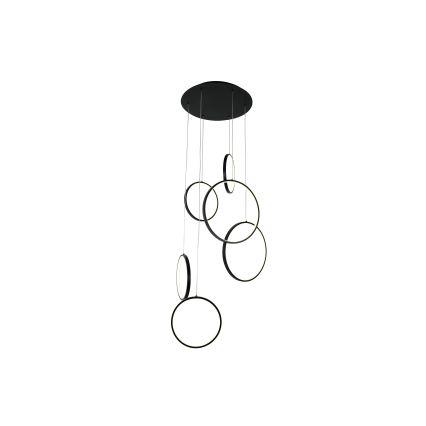 Brilagi - Lampa wisząca LED na przewodzie ECHO LED/80W/230V 4000K śr. 50 cm czarna