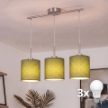 Brilagi - Lampa wisząca LED na przewodzie NUBILA 3xE27/60W/230V zielona