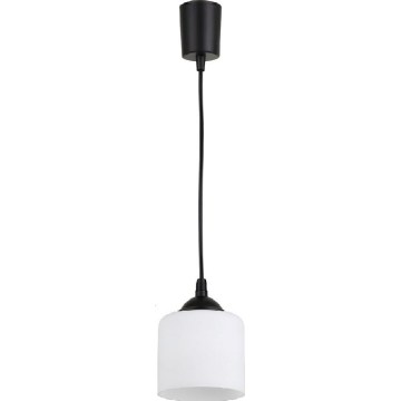 Brilagi - Lampa wisząca LED na przewodzie RETRO GLASS 1xE27/60W/230V śr. 14 cm czarny/biały