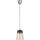 Brilagi - Lampa wisząca LED na przewodzie RETRO GLASS 1xE27/60W/230V śr. 15,5 cm srebrna/dymna beżowa/czarna