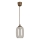Brilagi - Lampa wisząca LED na przewodzie RETRO GLASS 1xE27/60W/230V średnica 14 cm brązowy/przydymiony szary