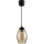 Brilagi - Lampa wisząca LED na przewodzie RETRO GLASS 1xE27/60W/230V Ø 17 cm czarny/przydymiony beżowy