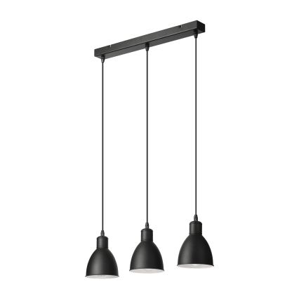 Brilagi - Lampa wisząca LED na przewodzie RIDDY 3xE27/60W/230V czarna