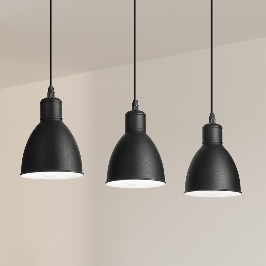 Brilagi - Lampa wisząca LED na przewodzie RIDDY 3xE27/60W/230V czarna
