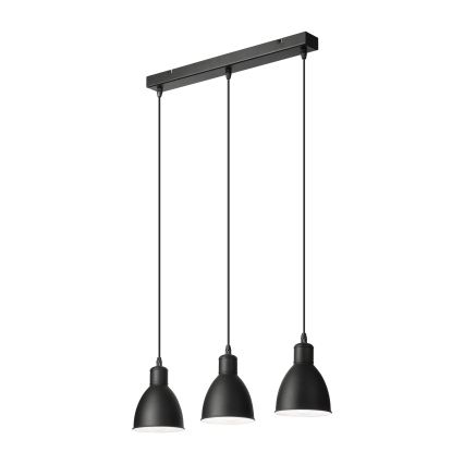 Brilagi - Lampa wisząca LED na przewodzie RIDDY 3xE27/60W/230V czarna
