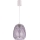 Brilagi - Lampa wisząca LED RETRO GLASS na lince 1xE27/60W/230V śr. 26 cm biały/dymiony szary