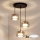 Brilagi - Lampa wisząca LED RGB+CCT ściemnialna na przewodzie AURA LUX 3xGX53/14W/230V 2700-6500K Wi‑Fi Tuya czarny/złoty