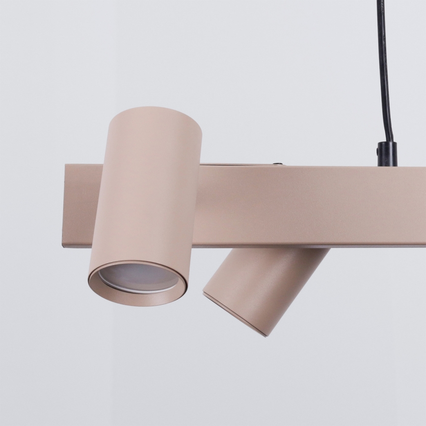 Brilagi - LED RGBW ściemnialny żyrandol na lince SELE 4xGU10/6,5W/230V 2700-6500K beżowy