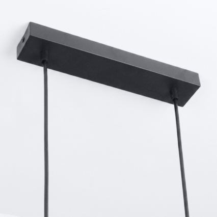 Brilagi - LED RGBW ściemnialny żyrandol na lince SELE 4xGU10/6,5W/230V 2700-6500K czarny